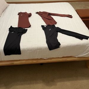 GymShark 4 workout shirts.